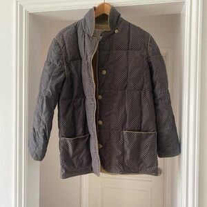Vintage Women’s Bill Blass  Quilted Jacket - Brown/Grey